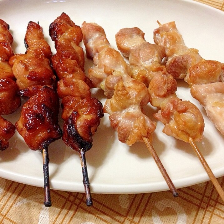 フライパンで 焼き鳥 醤油味と塩味 レシピ 作り方 By 栗皮茶 楽天レシピ フライパンで 焼き鳥 醤油味と塩味 レシピ 作り方 By 栗皮茶 楽天レシピ